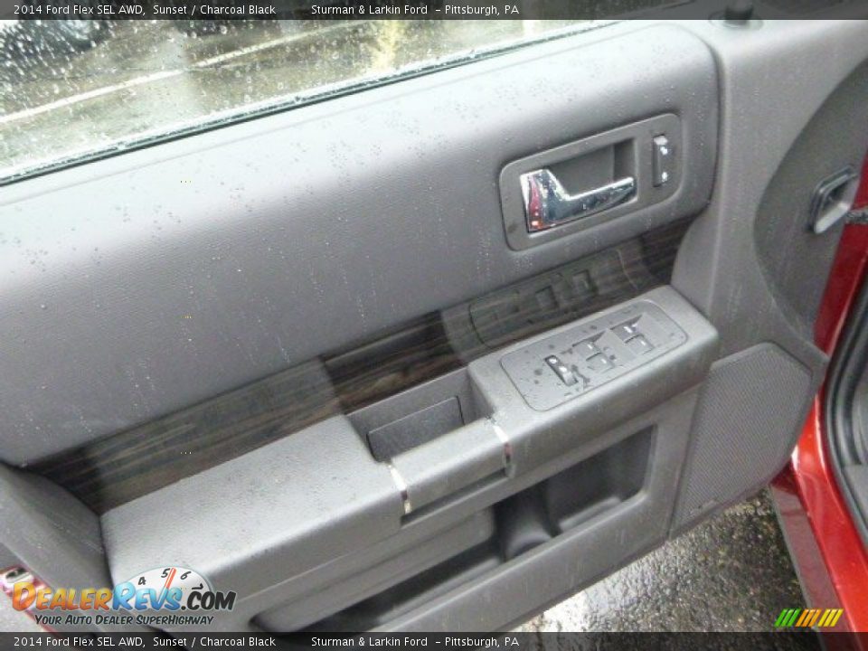 2014 Ford Flex SEL AWD Sunset / Charcoal Black Photo #11