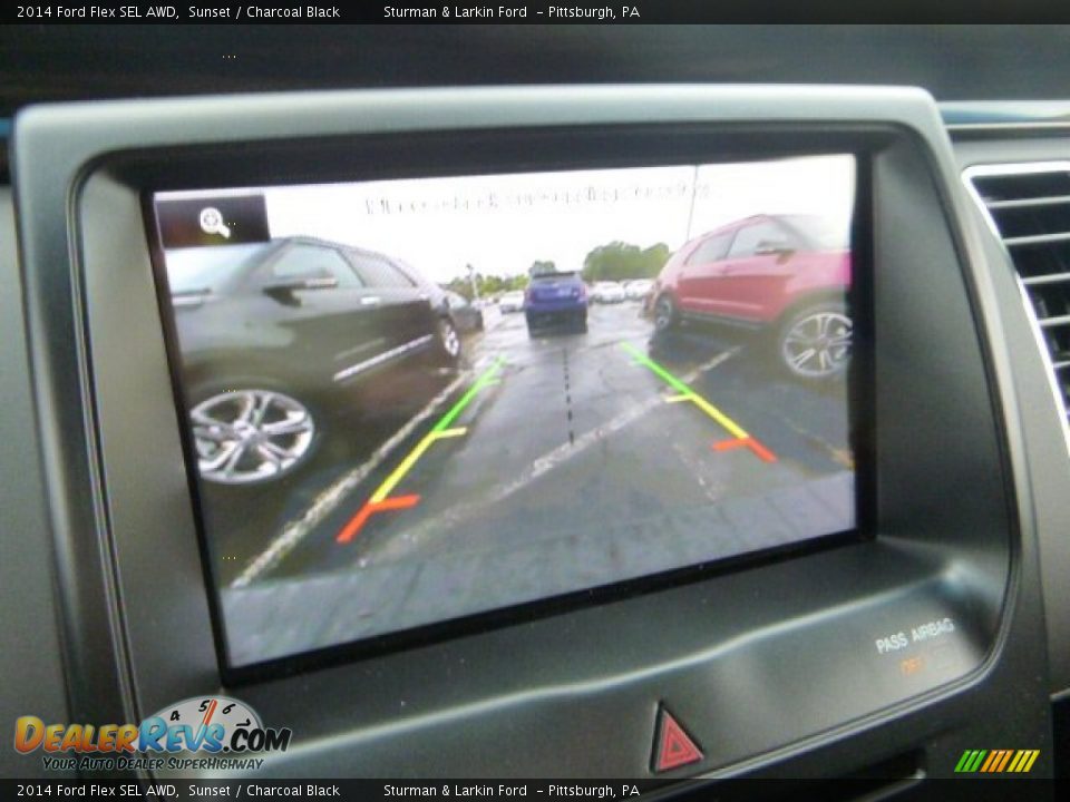 2014 Ford Flex SEL AWD Sunset / Charcoal Black Photo #15
