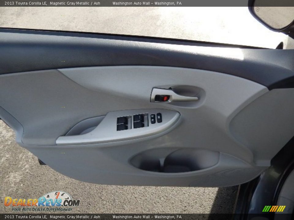 2013 Toyota Corolla LE Magnetic Gray Metallic / Ash Photo #10