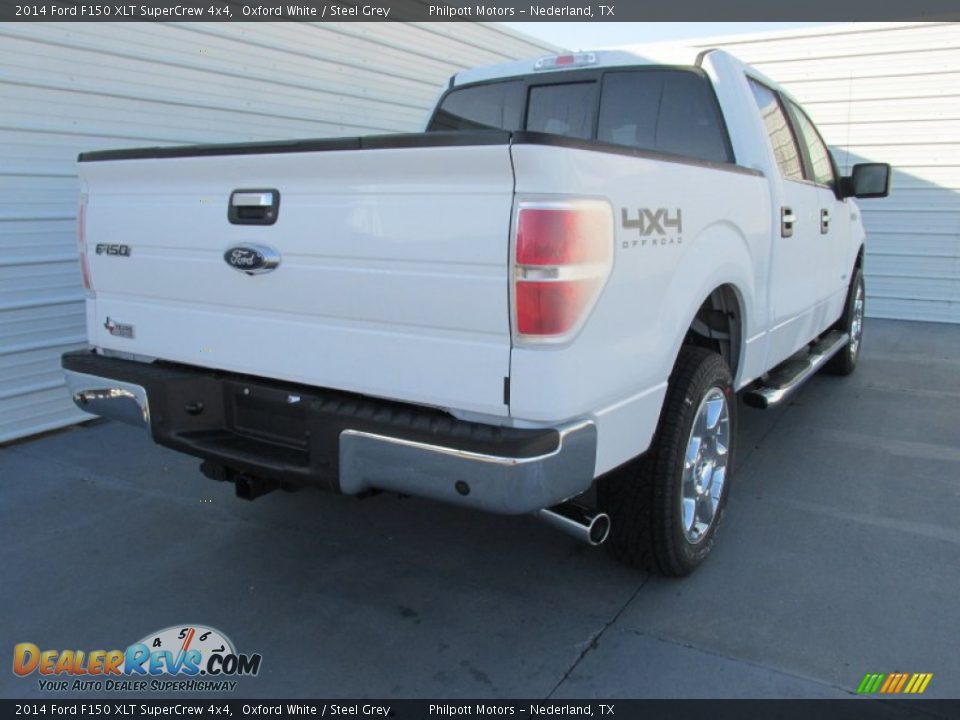 2014 Ford F150 XLT SuperCrew 4x4 Oxford White / Steel Grey Photo #4
