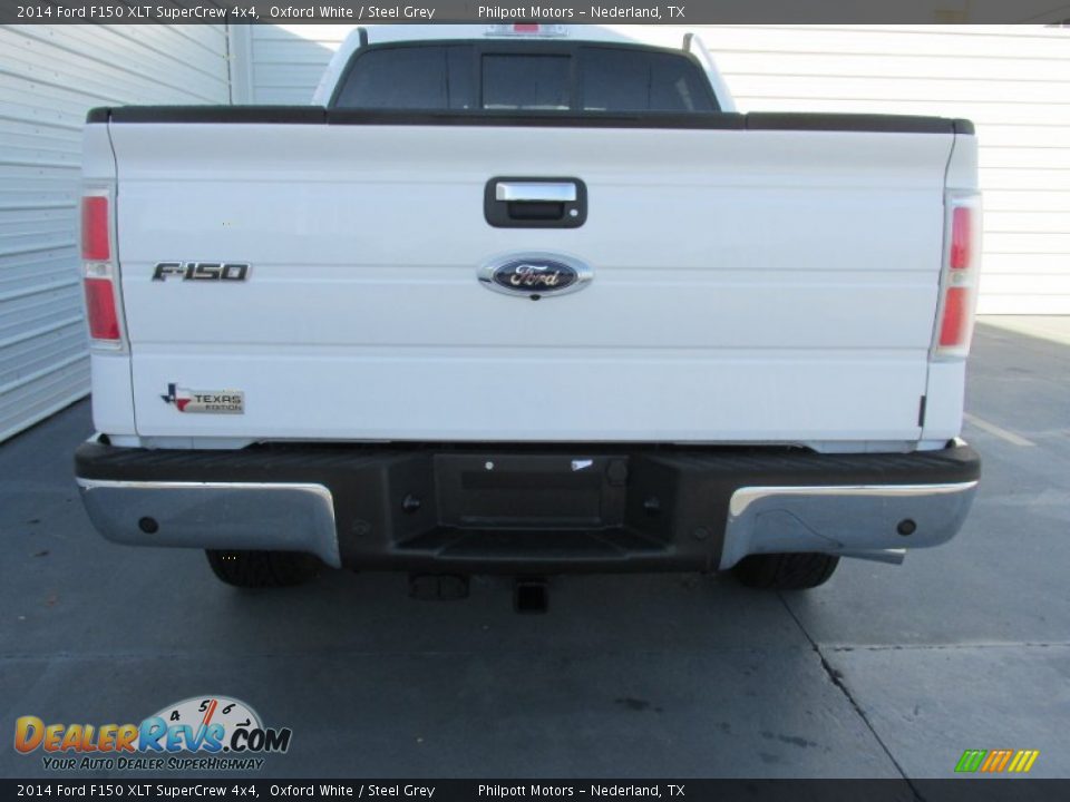 2014 Ford F150 XLT SuperCrew 4x4 Oxford White / Steel Grey Photo #5