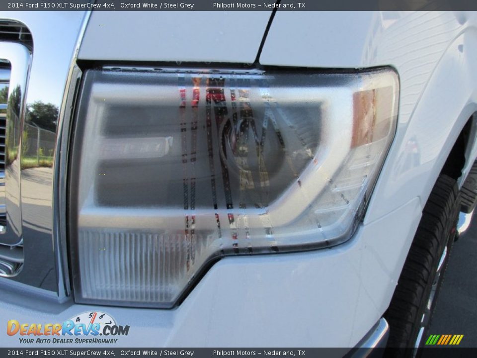 2014 Ford F150 XLT SuperCrew 4x4 Oxford White / Steel Grey Photo #9