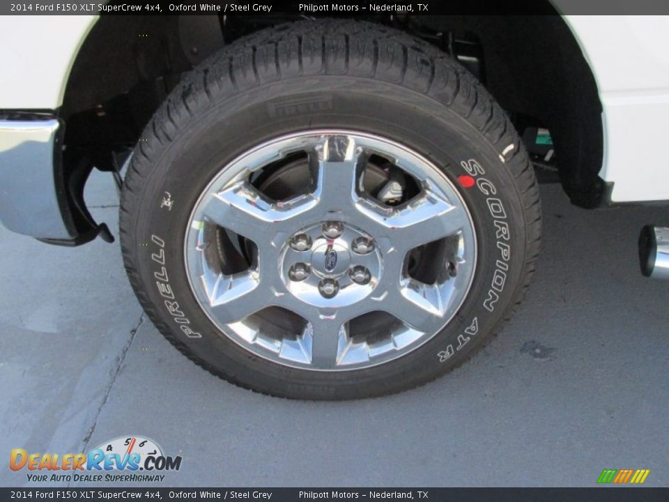 2014 Ford F150 XLT SuperCrew 4x4 Oxford White / Steel Grey Photo #11