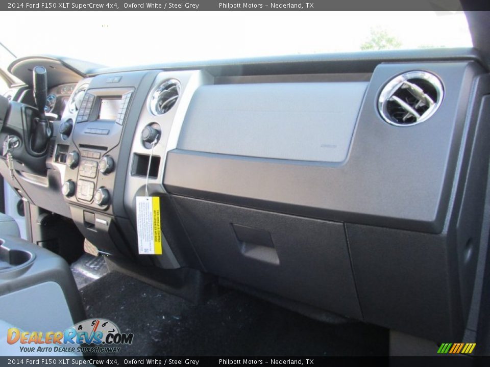 2014 Ford F150 XLT SuperCrew 4x4 Oxford White / Steel Grey Photo #21