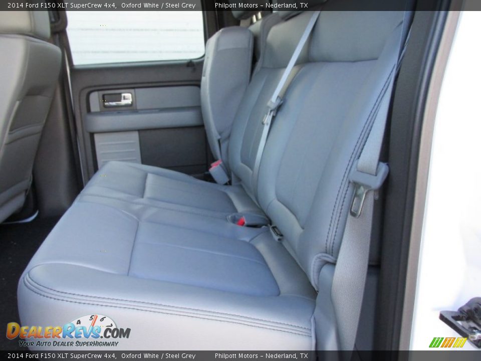 2014 Ford F150 XLT SuperCrew 4x4 Oxford White / Steel Grey Photo #23