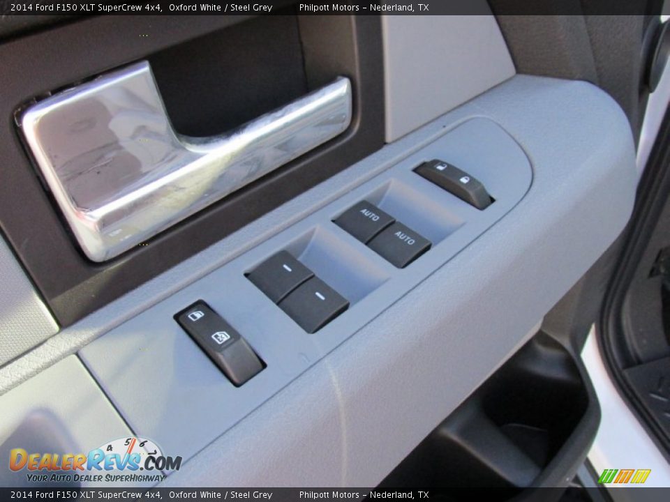2014 Ford F150 XLT SuperCrew 4x4 Oxford White / Steel Grey Photo #25