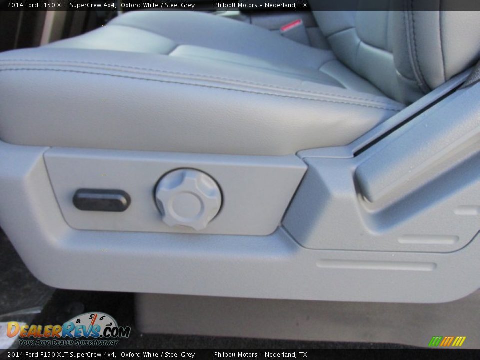 2014 Ford F150 XLT SuperCrew 4x4 Oxford White / Steel Grey Photo #27