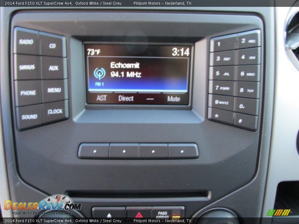 2014 Ford F150 XLT SuperCrew 4x4 Oxford White / Steel Grey Photo #30