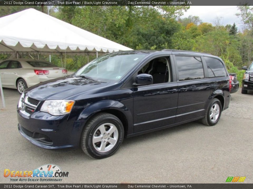 2012 Dodge Grand Caravan SXT True Blue Pearl / Black/Light Graystone Photo #1