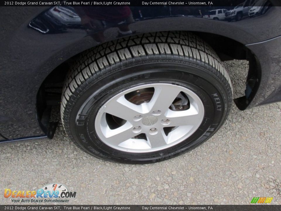 2012 Dodge Grand Caravan SXT True Blue Pearl / Black/Light Graystone Photo #3