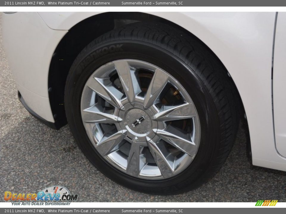 2011 Lincoln MKZ FWD White Platinum Tri-Coat / Cashmere Photo #9