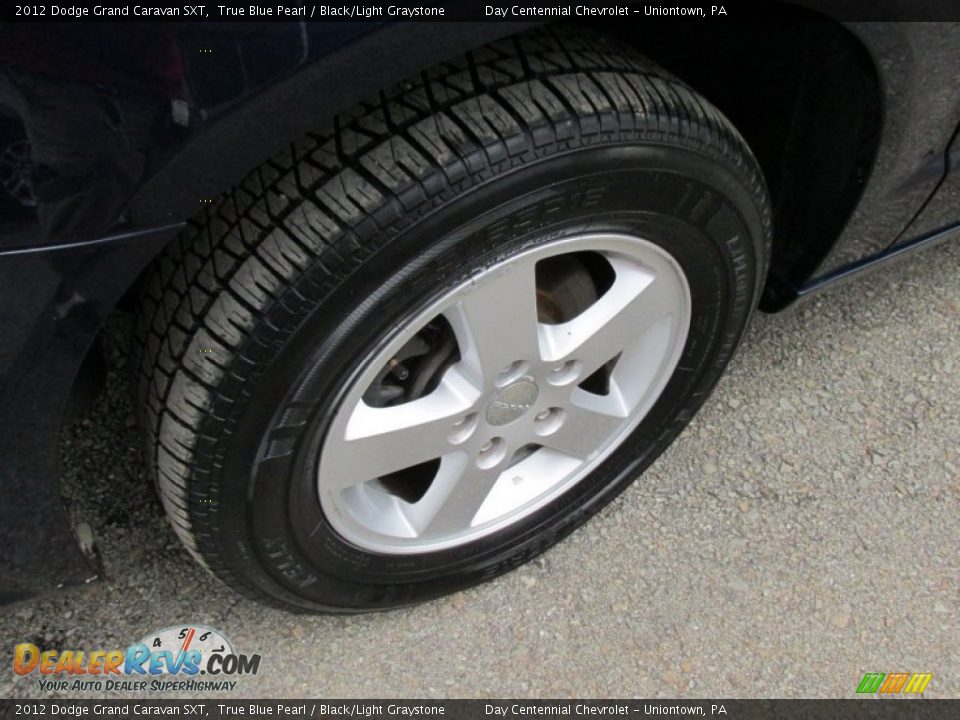 2012 Dodge Grand Caravan SXT True Blue Pearl / Black/Light Graystone Photo #8