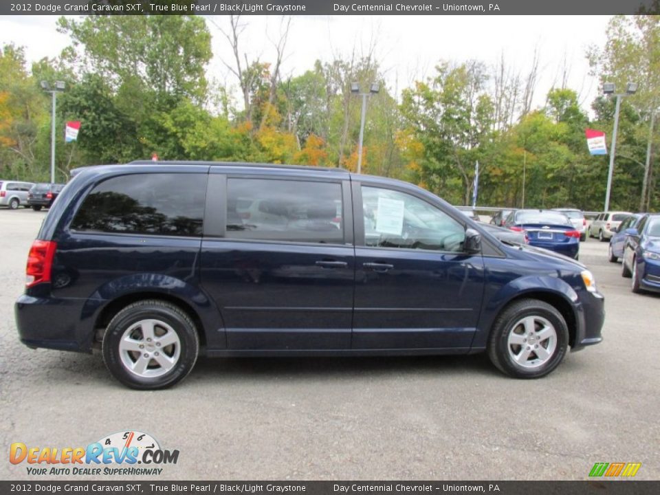 2012 Dodge Grand Caravan SXT True Blue Pearl / Black/Light Graystone Photo #9