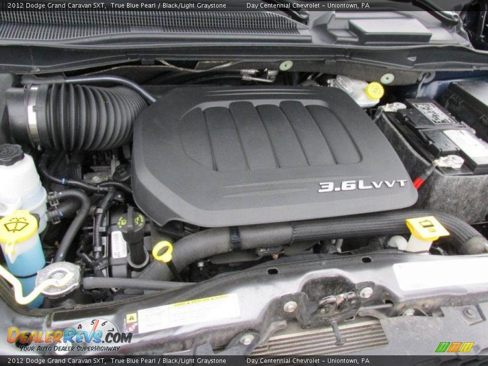2012 Dodge Grand Caravan SXT True Blue Pearl / Black/Light Graystone Photo #16