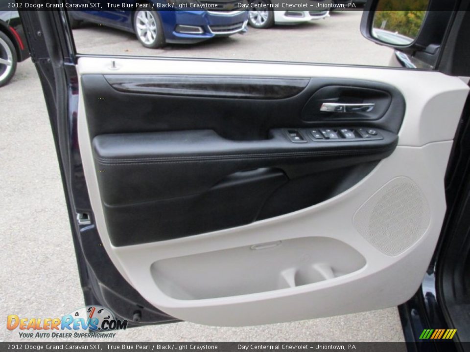 2012 Dodge Grand Caravan SXT True Blue Pearl / Black/Light Graystone Photo #19