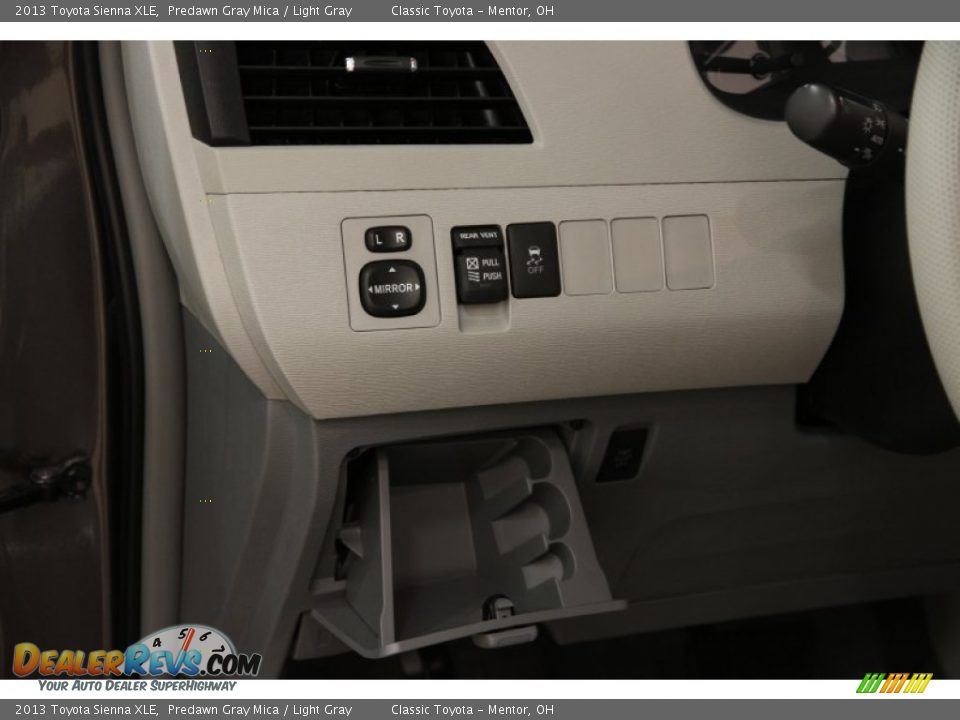 2013 Toyota Sienna XLE Predawn Gray Mica / Light Gray Photo #5