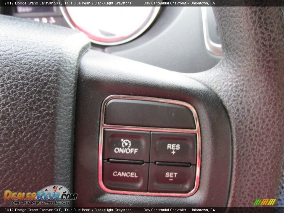 2012 Dodge Grand Caravan SXT True Blue Pearl / Black/Light Graystone Photo #33