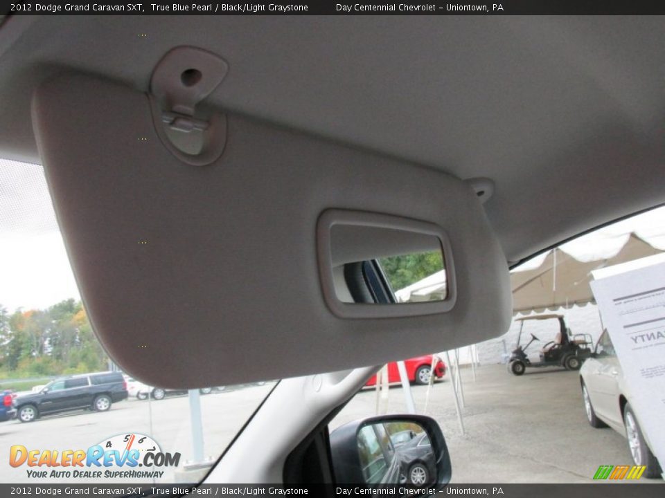 2012 Dodge Grand Caravan SXT True Blue Pearl / Black/Light Graystone Photo #35