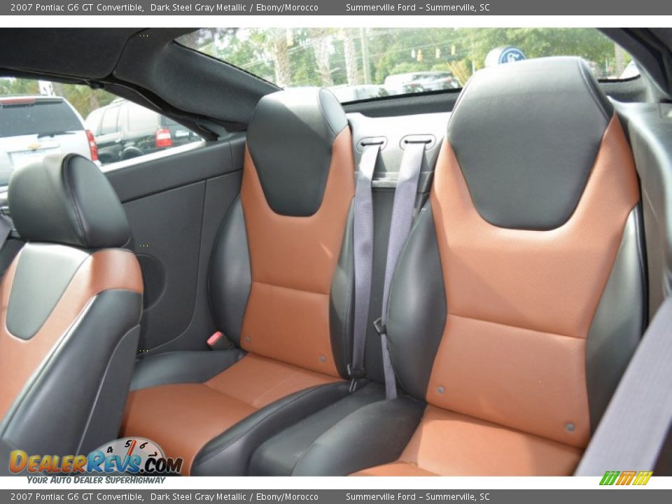 Rear Seat of 2007 Pontiac G6 GT Convertible Photo #14