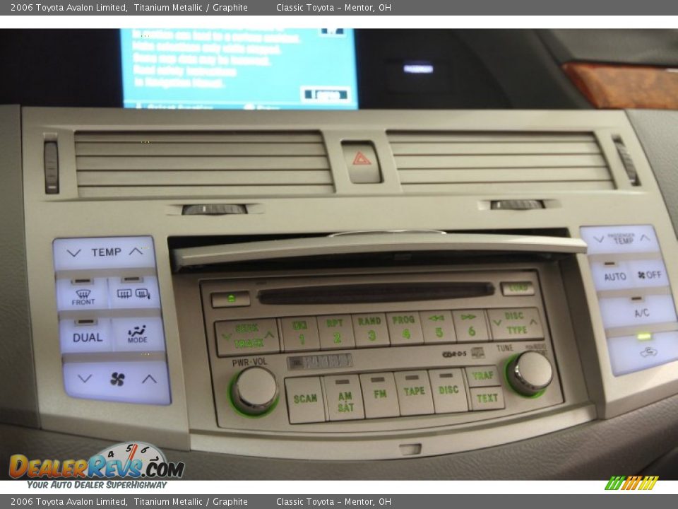 2006 Toyota Avalon Limited Titanium Metallic / Graphite Photo #10