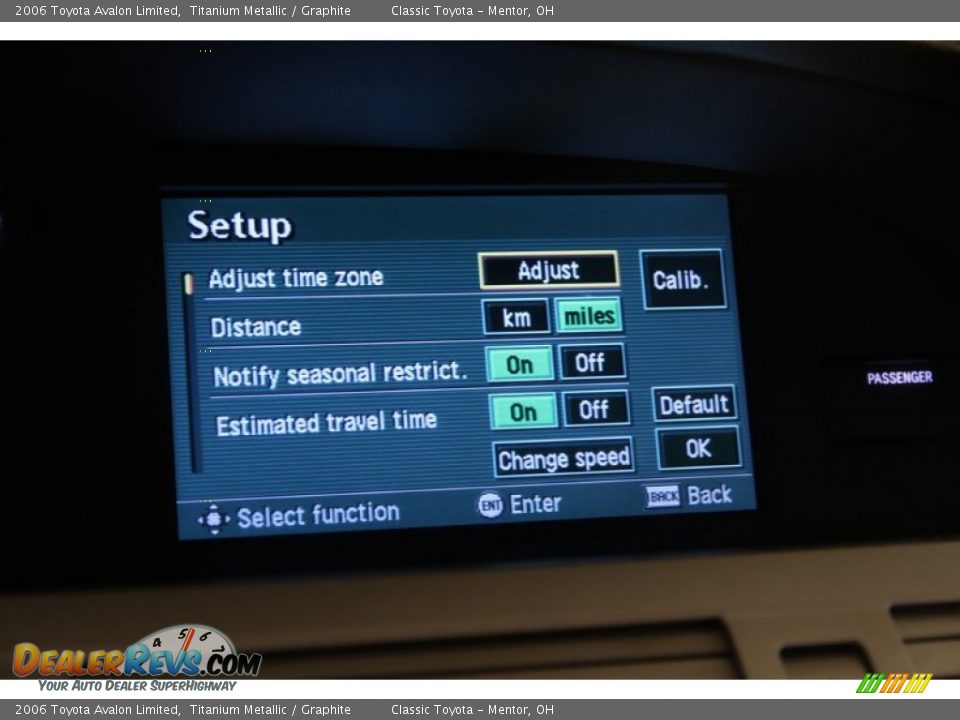 2006 Toyota Avalon Limited Titanium Metallic / Graphite Photo #15