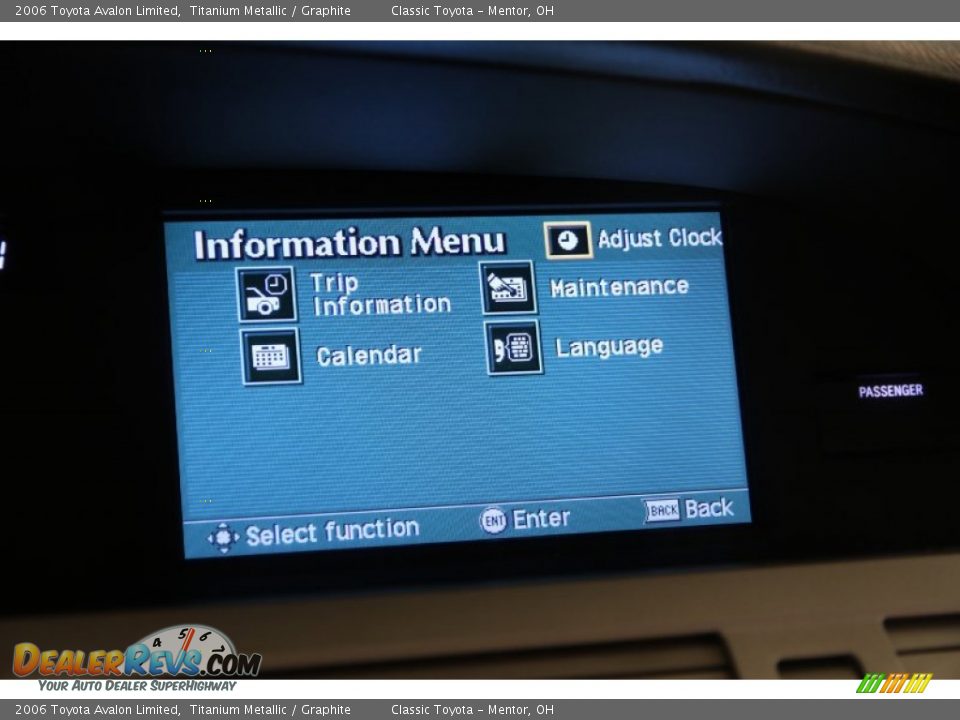 2006 Toyota Avalon Limited Titanium Metallic / Graphite Photo #21