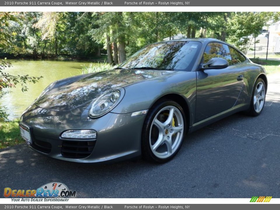 2010 Porsche 911 Carrera Coupe Meteor Grey Metallic / Black Photo #1