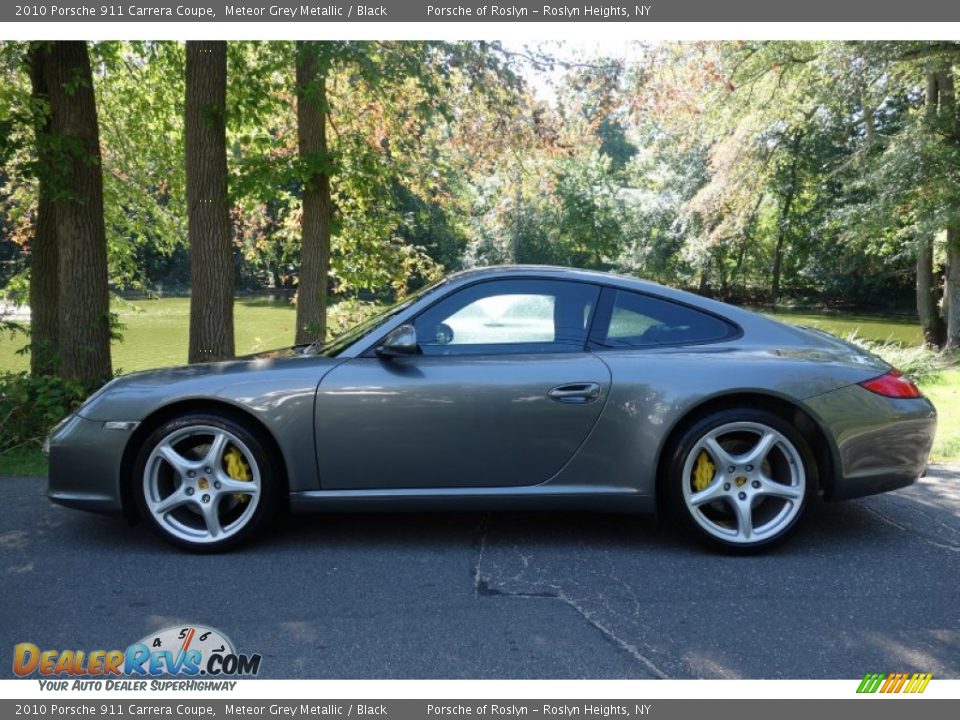 2010 Porsche 911 Carrera Coupe Meteor Grey Metallic / Black Photo #3