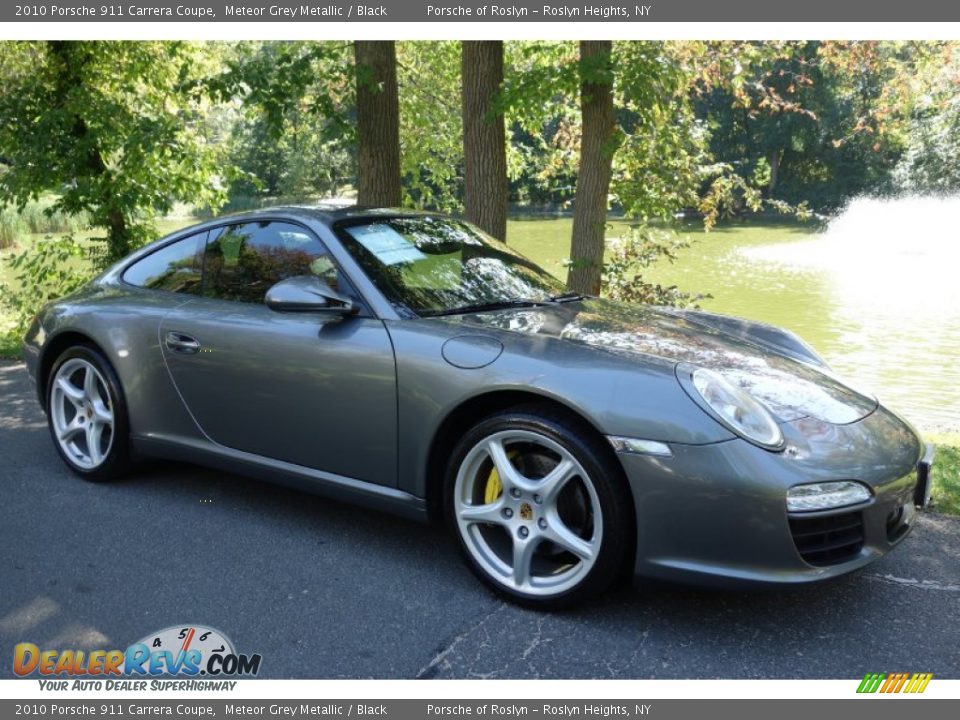 2010 Porsche 911 Carrera Coupe Meteor Grey Metallic / Black Photo #8