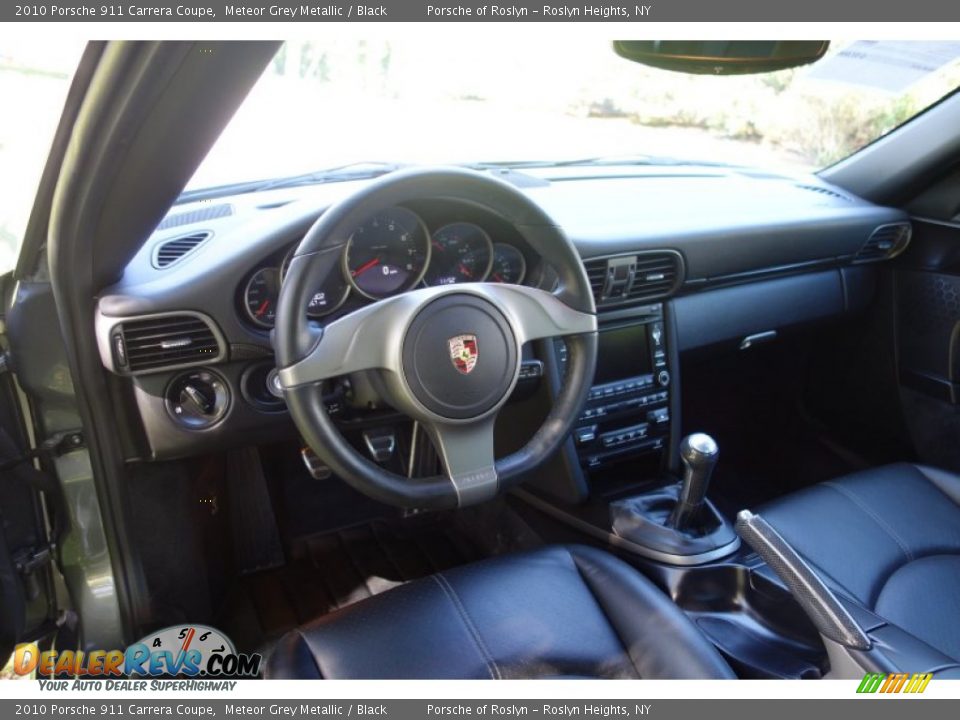 2010 Porsche 911 Carrera Coupe Meteor Grey Metallic / Black Photo #10