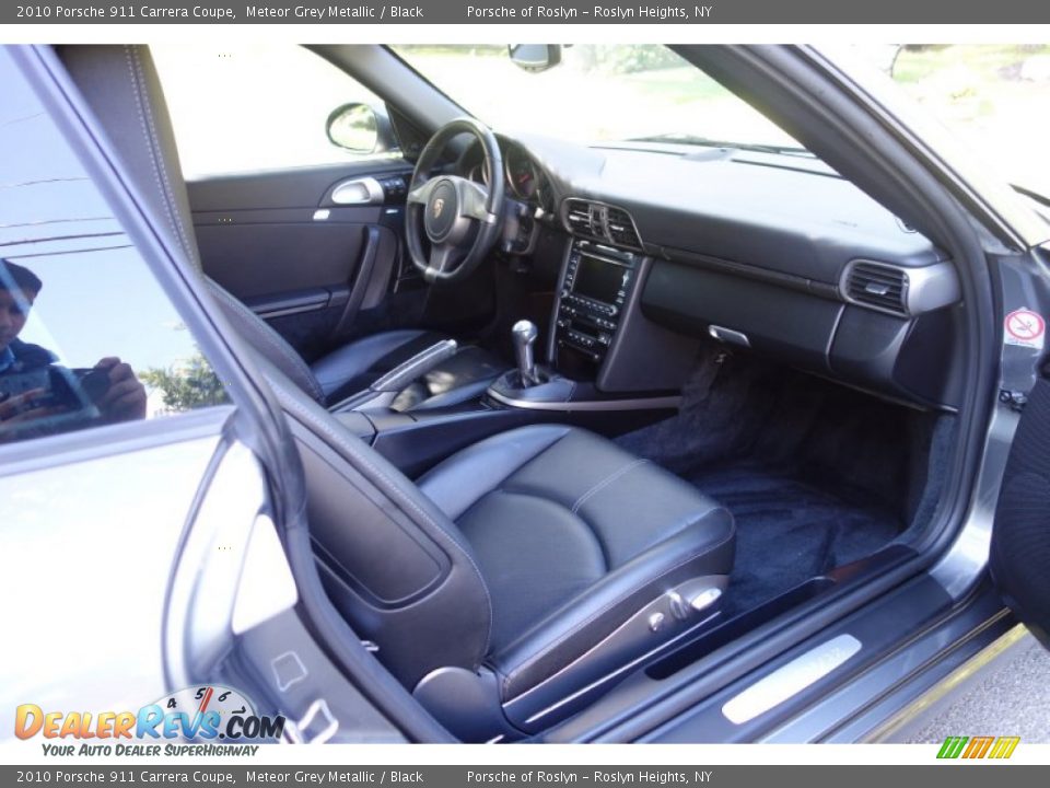 2010 Porsche 911 Carrera Coupe Meteor Grey Metallic / Black Photo #12