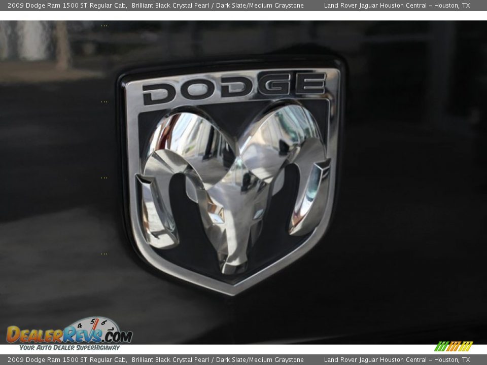 2009 Dodge Ram 1500 ST Regular Cab Brilliant Black Crystal Pearl / Dark Slate/Medium Graystone Photo #35