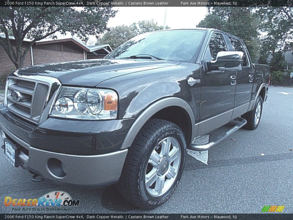 2006 Ford F150 King Ranch SuperCrew 4x4 Dark Copper Metallic / Castano Brown Leather Photo #1