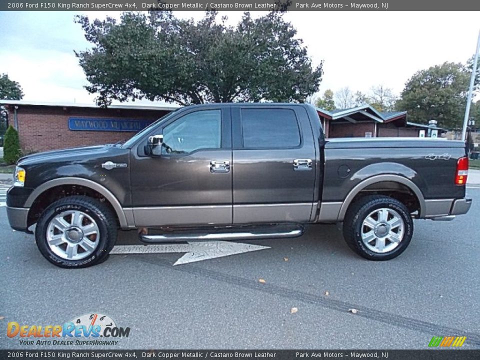 2006 Ford F150 King Ranch SuperCrew 4x4 Dark Copper Metallic / Castano Brown Leather Photo #2