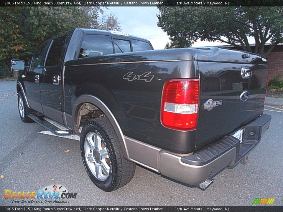 2006 Ford F150 King Ranch SuperCrew 4x4 Dark Copper Metallic / Castano Brown Leather Photo #3