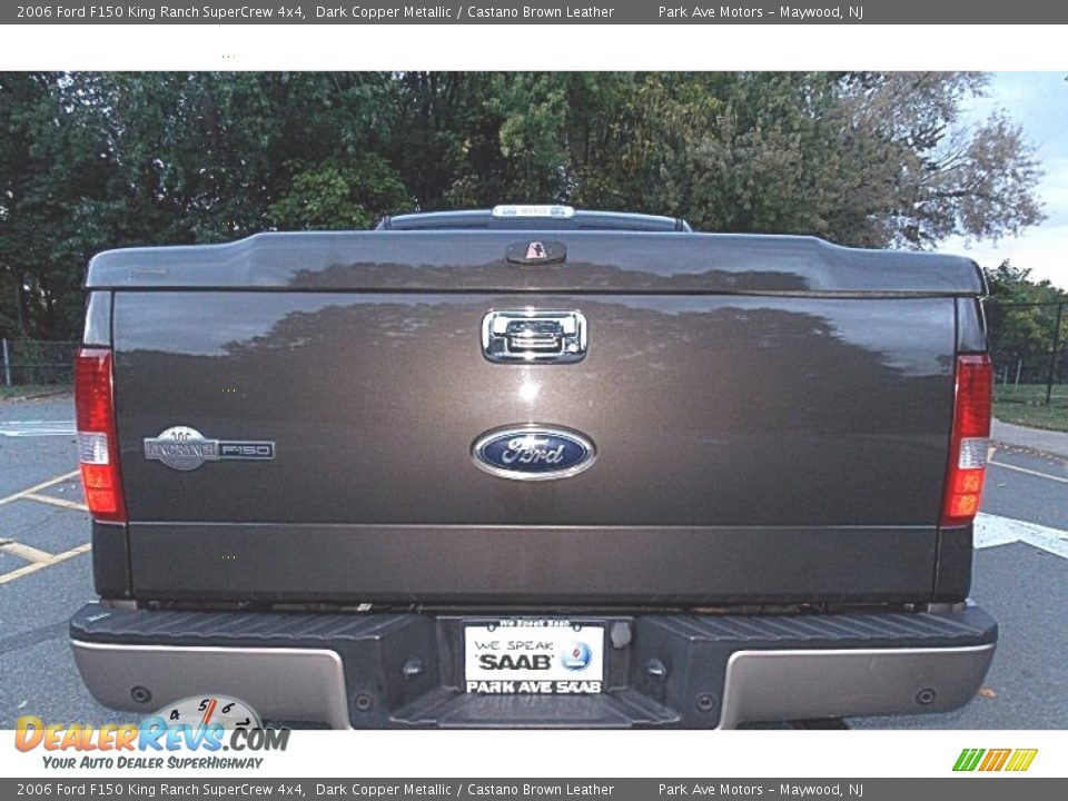 2006 Ford F150 King Ranch SuperCrew 4x4 Dark Copper Metallic / Castano Brown Leather Photo #4
