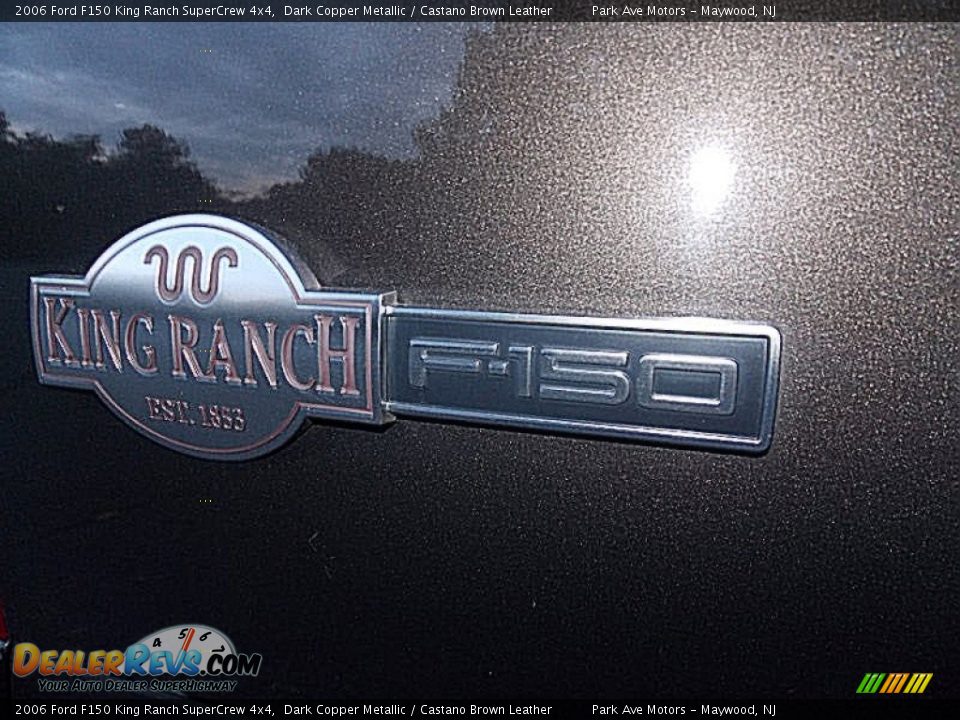 2006 Ford F150 King Ranch SuperCrew 4x4 Dark Copper Metallic / Castano Brown Leather Photo #5