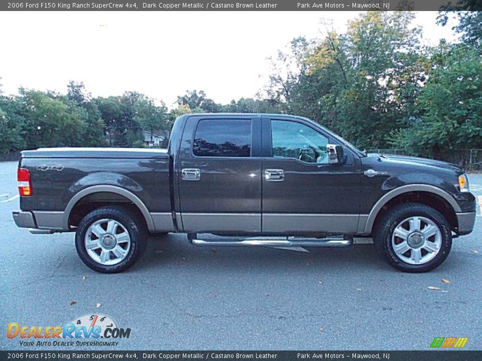 2006 Ford F150 King Ranch SuperCrew 4x4 Dark Copper Metallic / Castano Brown Leather Photo #7