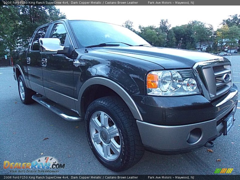 2006 Ford F150 King Ranch SuperCrew 4x4 Dark Copper Metallic / Castano Brown Leather Photo #8