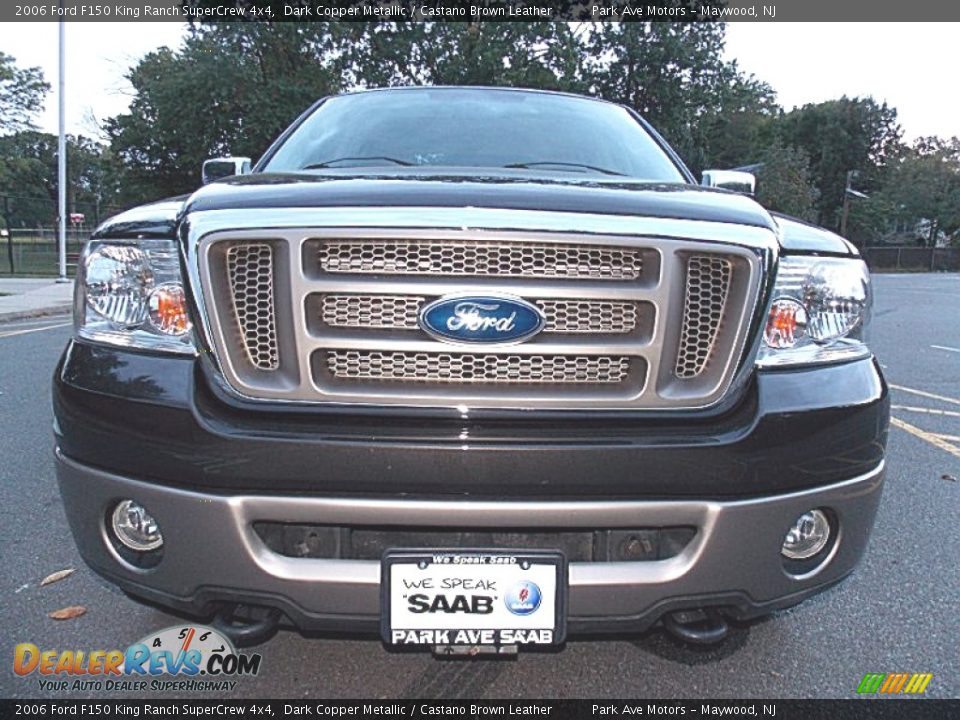 2006 Ford F150 King Ranch SuperCrew 4x4 Dark Copper Metallic / Castano Brown Leather Photo #9