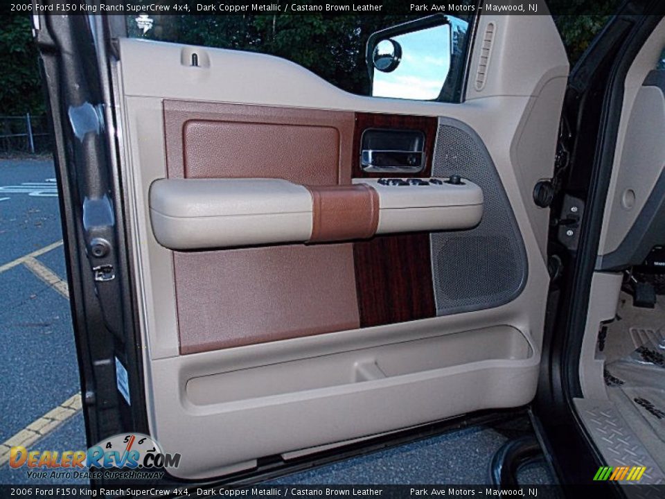 2006 Ford F150 King Ranch SuperCrew 4x4 Dark Copper Metallic / Castano Brown Leather Photo #10