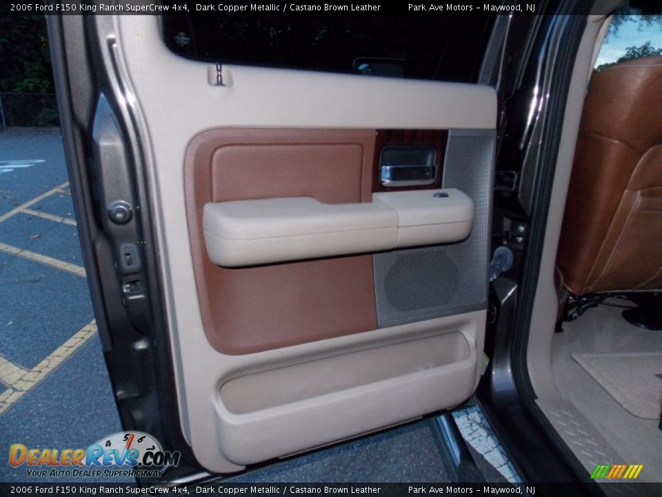 2006 Ford F150 King Ranch SuperCrew 4x4 Dark Copper Metallic / Castano Brown Leather Photo #15