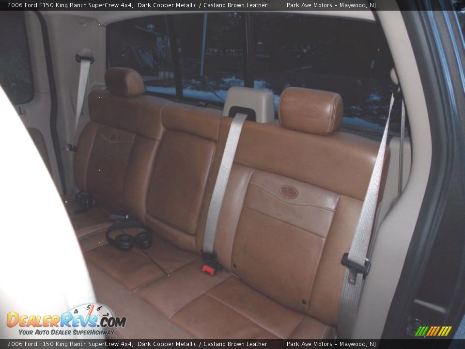 2006 Ford F150 King Ranch SuperCrew 4x4 Dark Copper Metallic / Castano Brown Leather Photo #16
