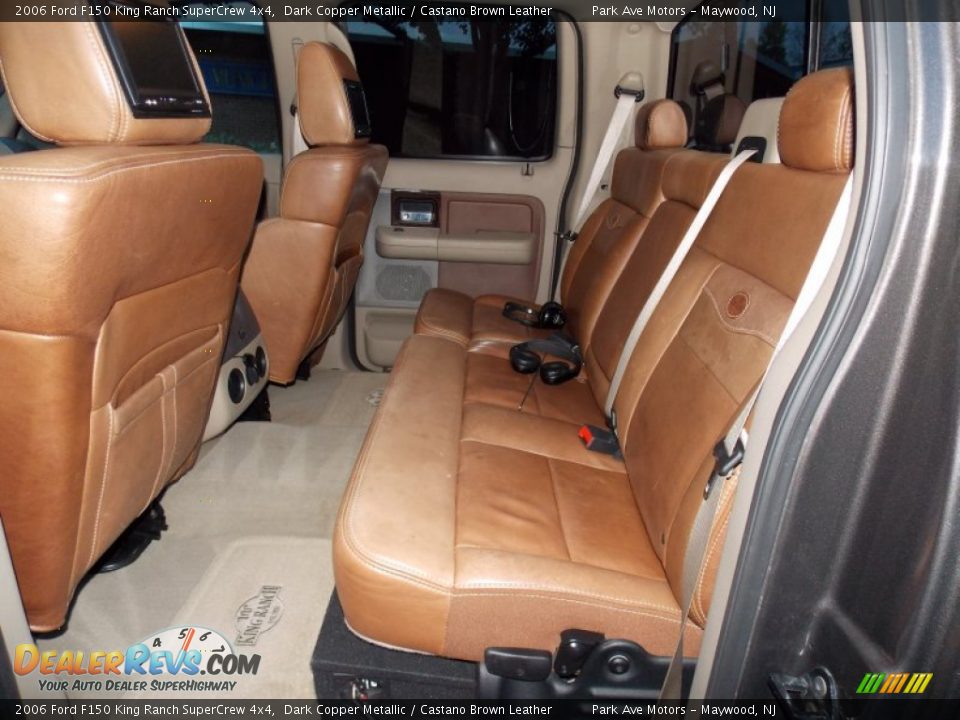 Rear Seat of 2006 Ford F150 King Ranch SuperCrew 4x4 Photo #17
