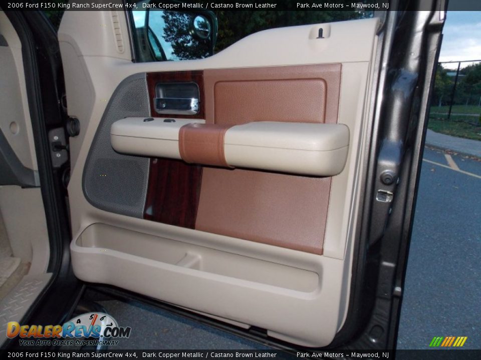 2006 Ford F150 King Ranch SuperCrew 4x4 Dark Copper Metallic / Castano Brown Leather Photo #19