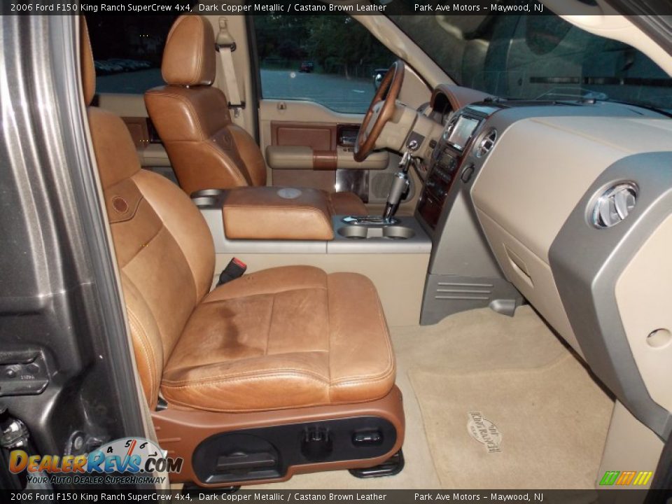 2006 Ford F150 King Ranch SuperCrew 4x4 Dark Copper Metallic / Castano Brown Leather Photo #21