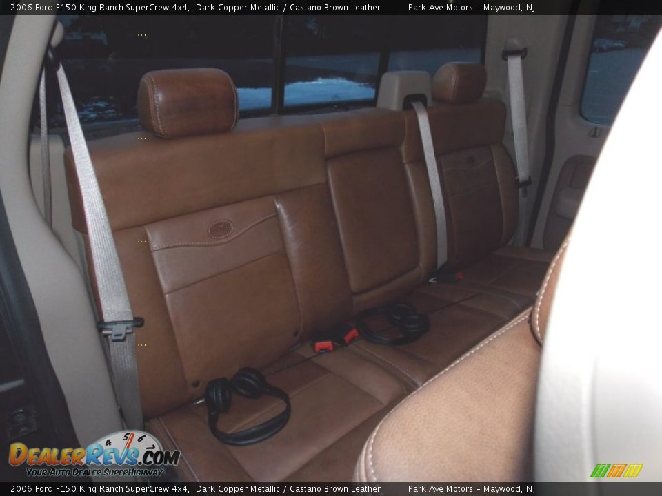 2006 Ford F150 King Ranch SuperCrew 4x4 Dark Copper Metallic / Castano Brown Leather Photo #24
