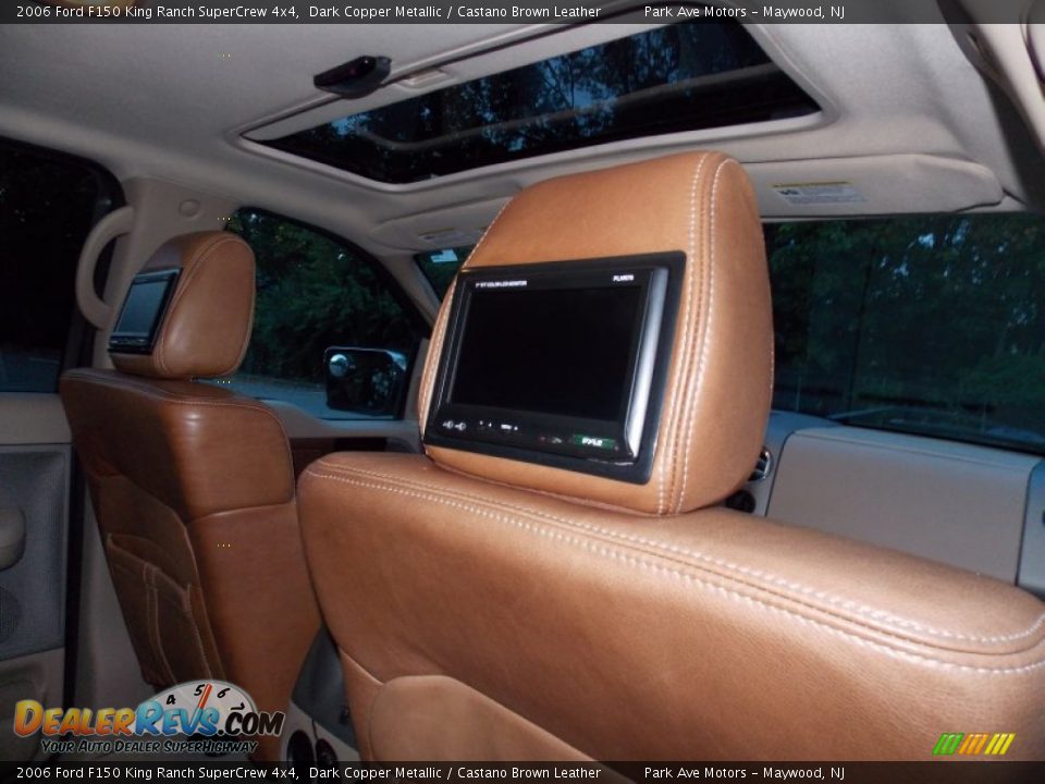 2006 Ford F150 King Ranch SuperCrew 4x4 Dark Copper Metallic / Castano Brown Leather Photo #26