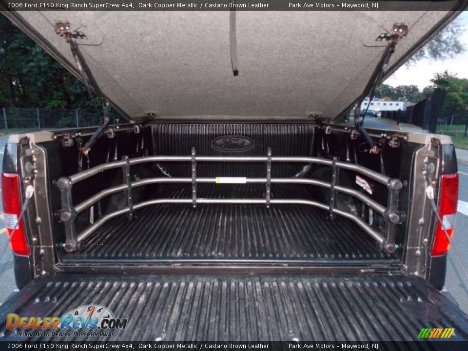 2006 Ford F150 King Ranch SuperCrew 4x4 Dark Copper Metallic / Castano Brown Leather Photo #27