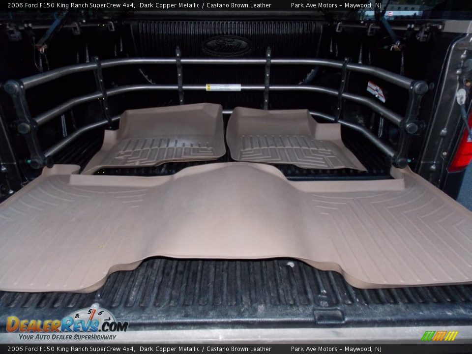 2006 Ford F150 King Ranch SuperCrew 4x4 Dark Copper Metallic / Castano Brown Leather Photo #28